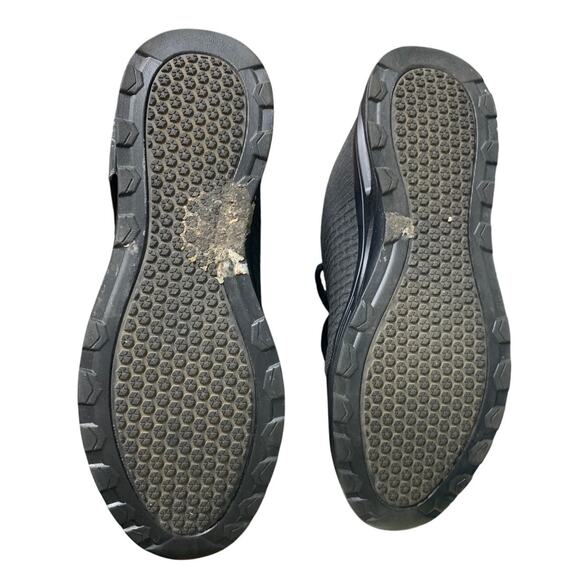 Lupwee Mens Size 14 Black Breatheable Mesh Lace Up Steel Toe Non Slip Work Shoes - Picture 7 of 7